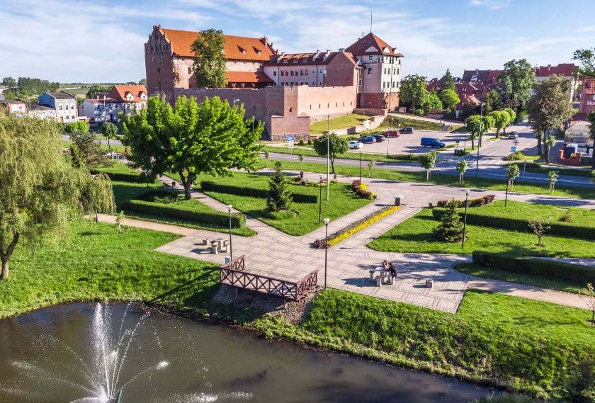 Castle in Dzialdowo, Działdowo, Poland, Poland